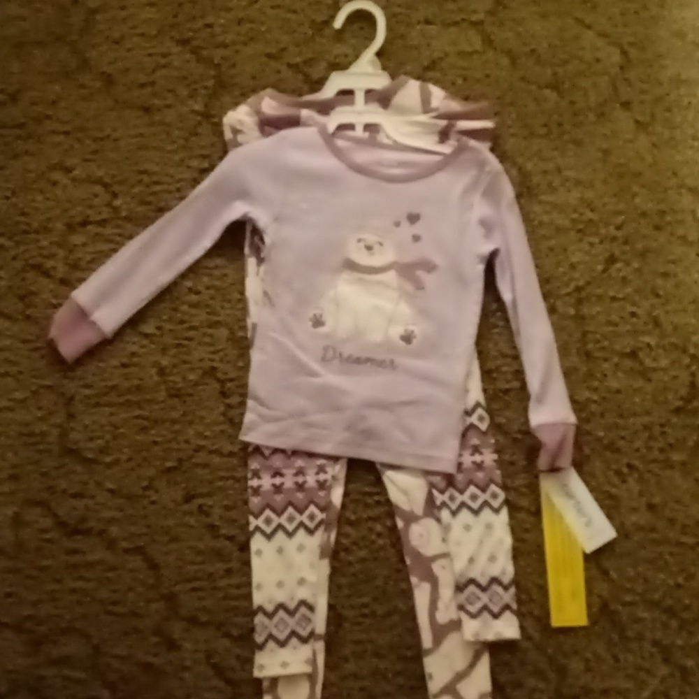 4 piece kid pajamas